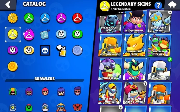 BS712//19000 Trophies 57 Brawlers