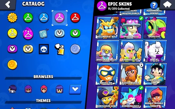 BS715//18000 Trophies 64 Brawlers 5 Legendaries 5 Power 11 1 Hypercharge 59 Gems 50 Skins