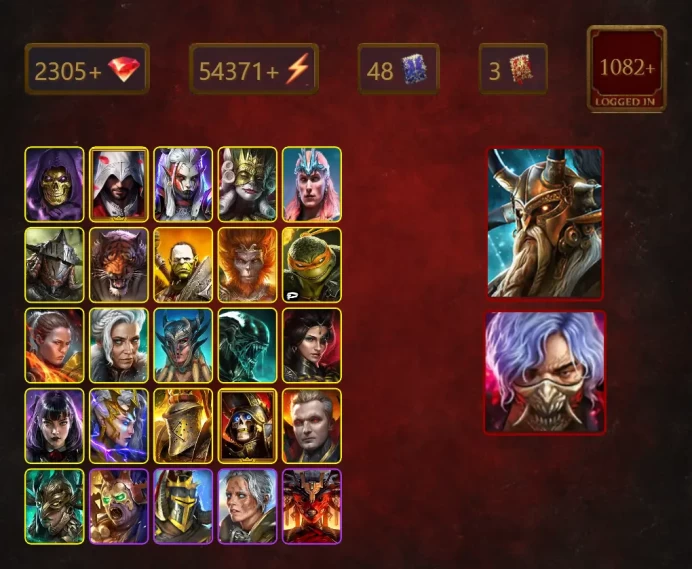 [STARTER][Double Mythical]+Toshiro+Alaz+Skeletor+Ezio Auditore+Visix+Kaja the Wry+Loki+Rathalos+Ragash+Artak+Wukong+46Epics
