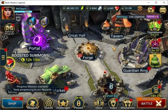 Lv33 511K Power|1 Mythic(Ash'ner Dragonsoul)+26 Legend(Ninja,Ezio,MChelangelo,Xnomorph,Etc)|6K Gem+48K Energy|Plarium|(RRSL1380)