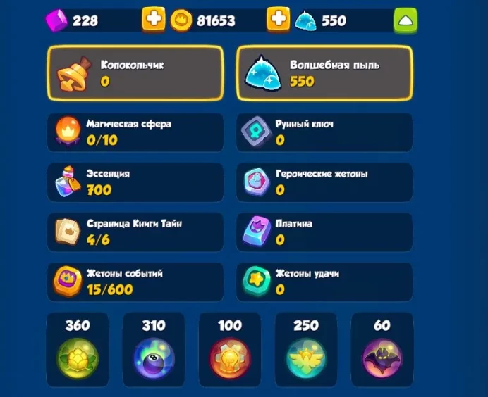 RR196 794% Crit 9 Dancer 7 Kobold (5/1) Book of Secrets 4/6 22 Legendaries