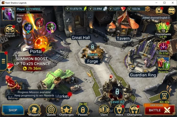 Lv22 636K Power|Combo Turtles(Leonardo,Michelangelo)|16 Legendary(Ninja,Alice,Gnishak,Helicath,Etc)|51K Energy|Plarium|(RSL1406)