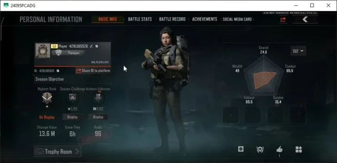 MOBILE Lv30|SV 13M|CV 13M| MP5 Forest, AK12 GM, M110 Speed SQB,Etc|CN On|Infinite|Check SS(AB2983)