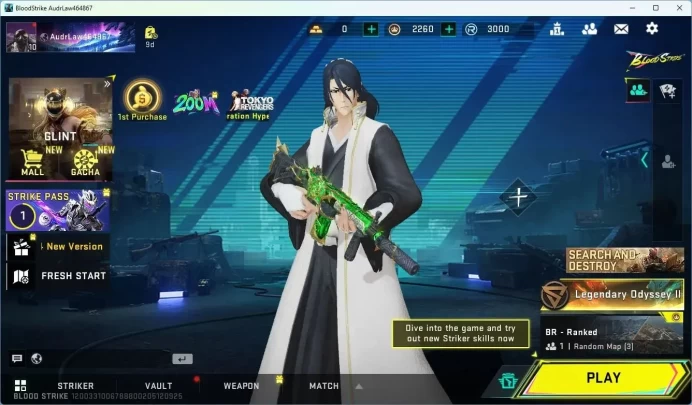 ASIA | Collab MCX-EVA-00 | Ultra SCAR-Force Of Nature | Collab Ethan-Byakuya Kuchiki | CEK SS BS721B