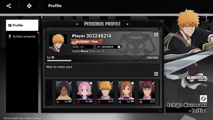 [Nuverse SEA Server] Lv 16|FreshStarter SR(Yoruichi Shihoin) + 8 SR(Yachiru 4 Ascend + Sign, etc)|SelectON|Google|CheckSS|BSR759