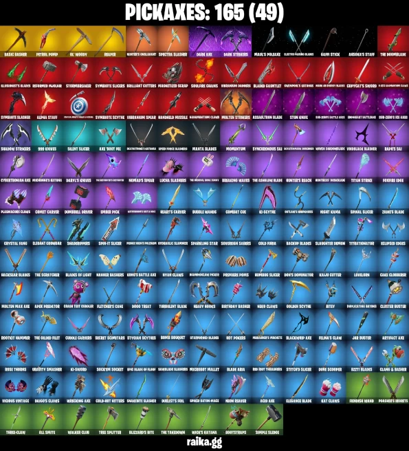 168 skins | John Wick | Eren Jaeger | Peter Griffin | Andromeda | Burning Ambition Valeria | Collector Kado Thorne | A2715