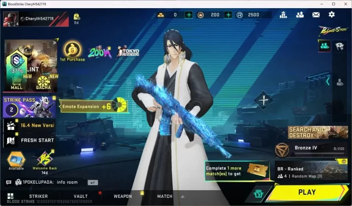 ASIA | Ultra KAG-6-Icicle | Collab Ethan-Byakuya Kuchiki | CEK SS BS726B