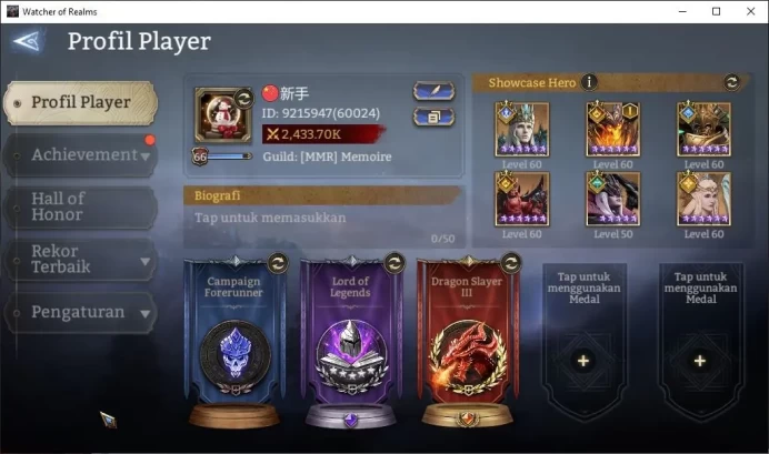 Global 60X|Lv66|2,4M Power|6 Lord[SolcadensA1,Rivenhald,Cyrus,Laya,Twinfiend,Aracha]|40 Legend[DiaochanA1,Numera,Etc]|(WOR1180)