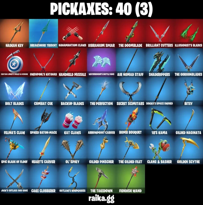 36 skins | Immortal Zeus | Immortal Form | Magmatic Poseidon | Dark Gwenpool | Illusory Mysterio | Camo War Machine | A2847