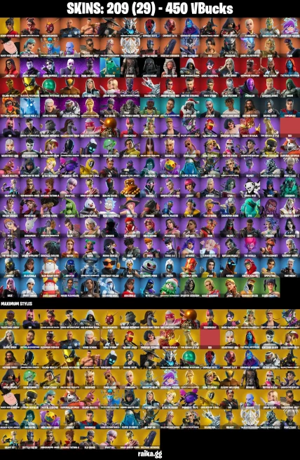 230 skins | Joltara | Heron Stance Hero | Burning Ambition Valeria | Kalamadness | off | Challenger Menace - Flame | On | A2921