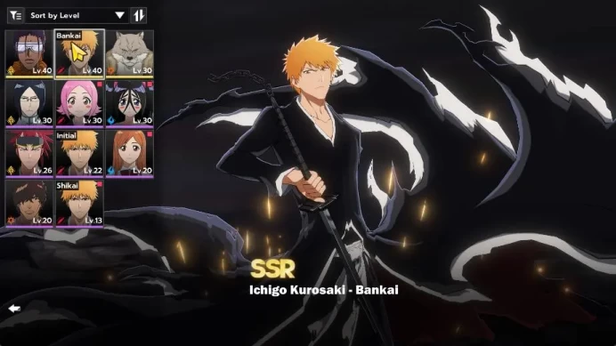[Nuverse SEA Server]|Lv 20|3 SSR [Ichigo Bankai,Kaname Tosen,Sajin Komamura] + 8 SR|Select ON|Google|CheckSS (BSR755)