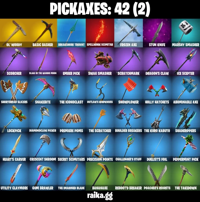 43 skins | Take The Elf | Carbon Commando | Prodigy | Burning Ambition Valeria | Gold | STAGE 4 | Fancy Peter Griffin | A3014