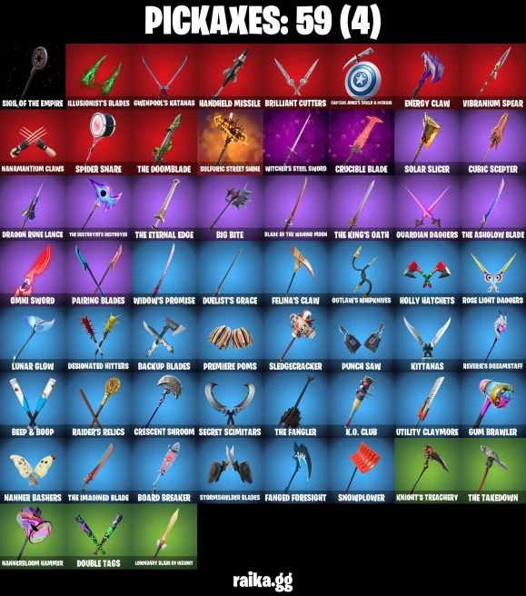 41 skins | Ascension Nezumi | Combat Elite | The Ageless Champion | Solitary Defender | Snap | Darth Vader | A3017