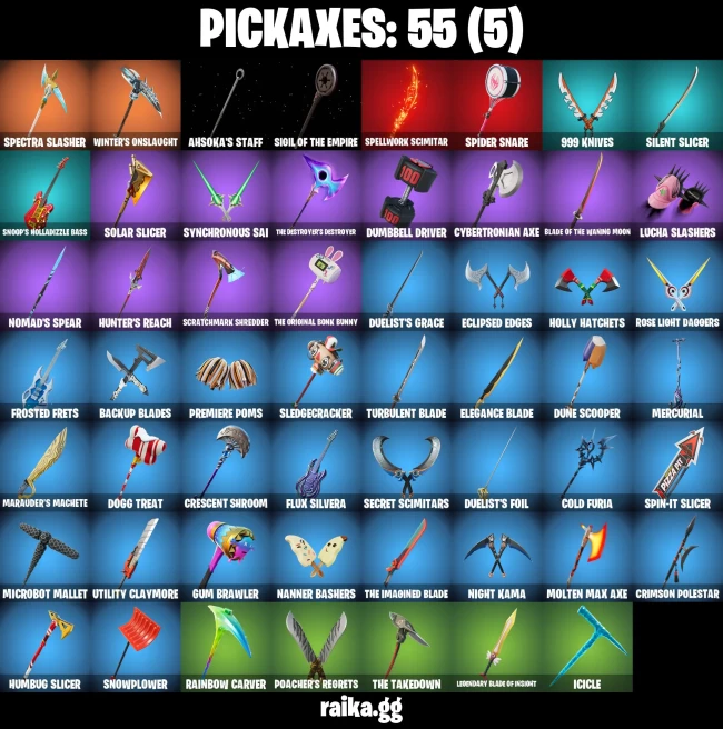 40 skins | Knight's Helm | On | Harbinger Armor Omegarok | Collector Kado Thorne | Battle-Tested | Ahsoka Tano | A3033
