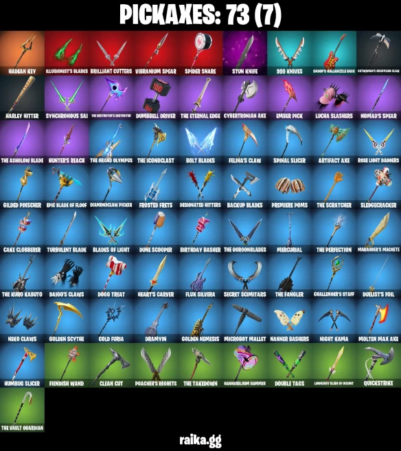 39 skins | Burning Ambition Valeria | On | Fancy Peter Griffin | Battle-Tested | Clone Trooper | Old Snake | Santa Dogg | A3044