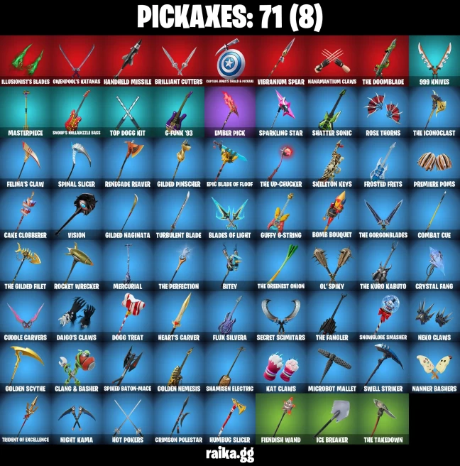 44 skins | Classic Peelverine | Dark Gwenpool | Black Panther (Shuri) | Illusory Mysterio | Black Queen | A3047