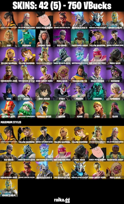 42 skins | Eren Jaeger | Magmatic Mizuki (Cover-up Off) | Collector Kado Thorne | Fancy Peter Griffin | A3059