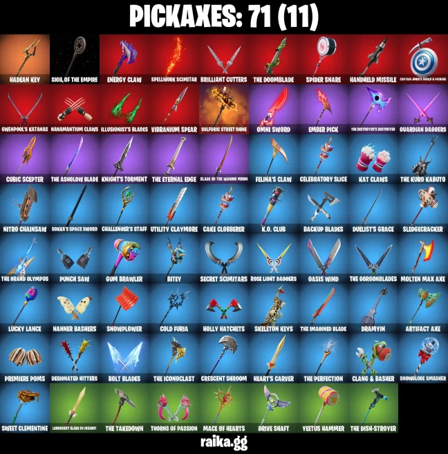 38 skins | Combat Elite | Combat Elite | Stealth Silver | Classic Peelverine | Illusory Mysterio | Black Panther (Shuri) | A3067