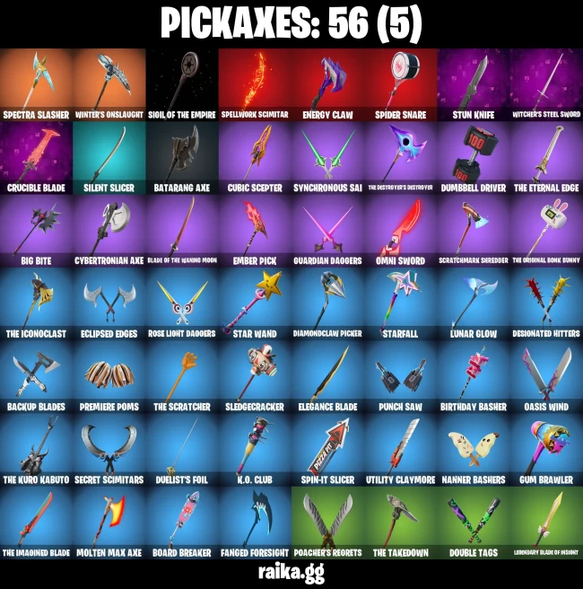 42 skins | Burning Ambition Valeria | Knight's Helm | Harbinger Armor Omegarok | Collector Kado Thorne | A3076