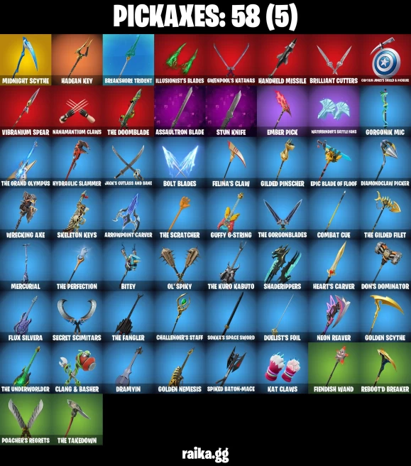47 skins | Burning Ambition Valeria | Immortal Zeus | Immortal Form | Fancy Peter Griffin | Magmatic Poseidon | A3116