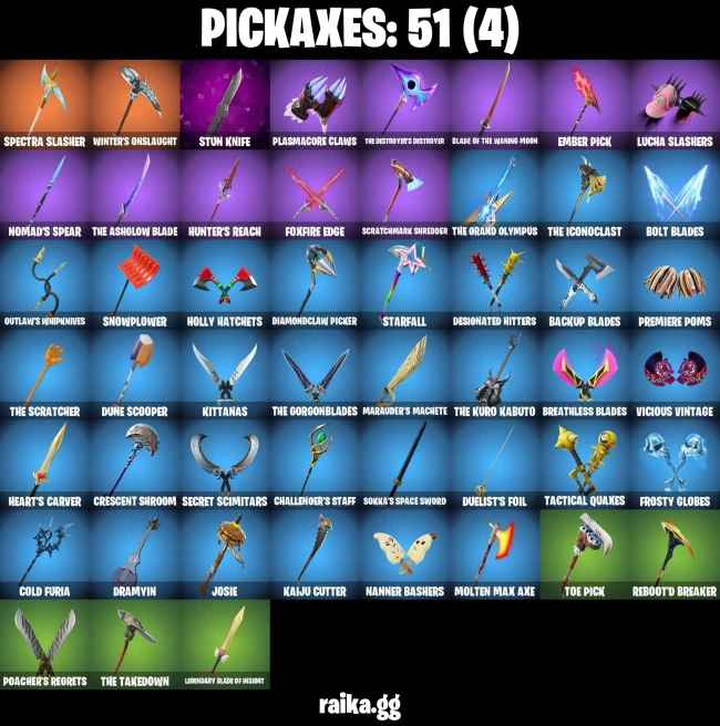 32 skins | Burning Ambition Valeria | Knight's Helm | Harbinger Armor Omegarok | Fancy Peter Griffin | A3142