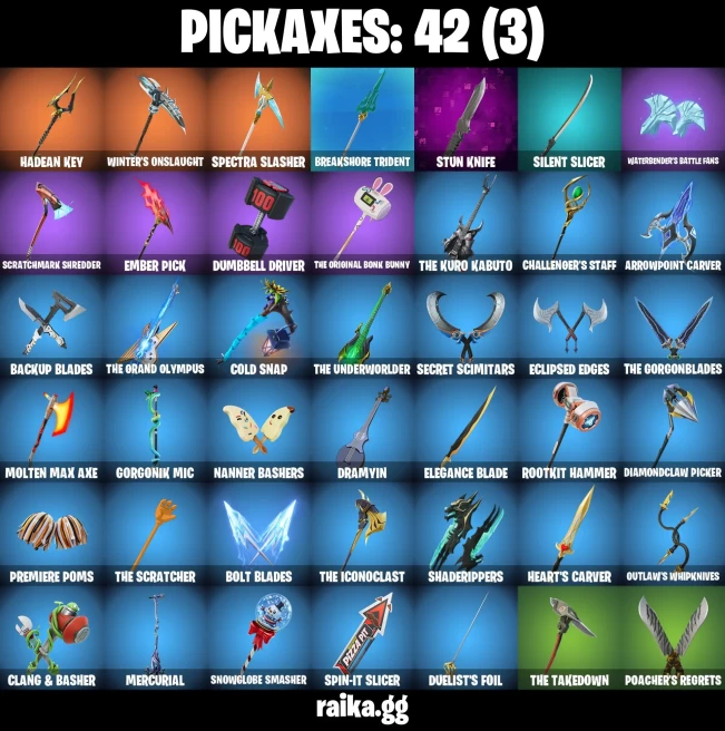35 skins | Collector Kado Thorne | Immortal Form | Fancy Peter Griffin | Immortal Zeus | Burning Ambition Valeria | A3147