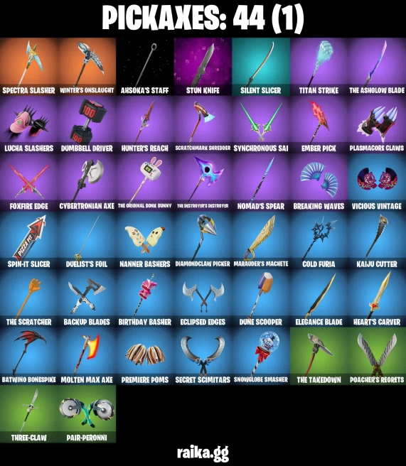 47 skins | Eren Jaeger | Peter Griffin | FNCS Renegade | Collector Kado Thorne | Harbinger Armor Omegarok | A3163