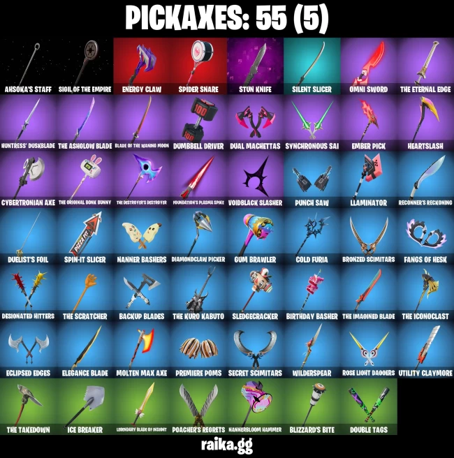 42 skins | Spider-Man (No Way Home) | Vivi Chroma | Fancy Peter Griffin | Collector Kado Thorne | A3180