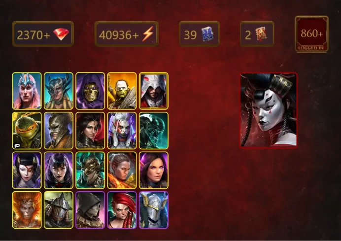 [STARTER]Wallmaster Othorion+Lady Kimi+Lady Mikage+Loki+Scyl+Skeletor+Artak+Ezio Auditore+Michelangelo+Shamrock+Adelyn+44Epics