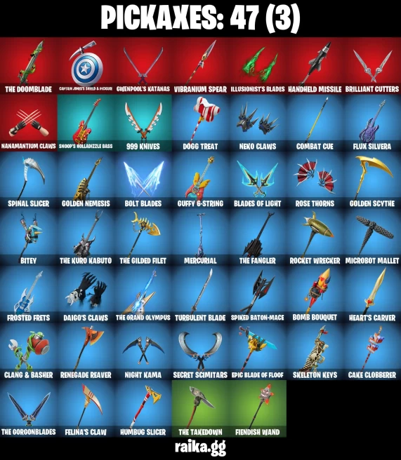 30 skins | Black Queen | Illusory Mysterio | Camo War Machine | Black Panther (Shuri) | Captain Jones (Pen & Ink) | A3193