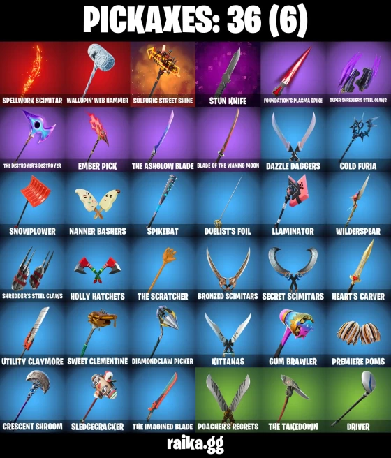 30 skins | Spider-Man | Ronin (Cape) | Burning Ambition Valeria | off | Fancy Peter Griffin | Boba Fett | A3219