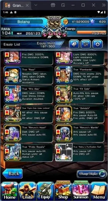 [GLOBAL] Rank 104 | 23 Ascend | Houka Inumuta TW | Summer Miyu TW |Shirou Emiya | Chloe| Detail in SS | GS284B