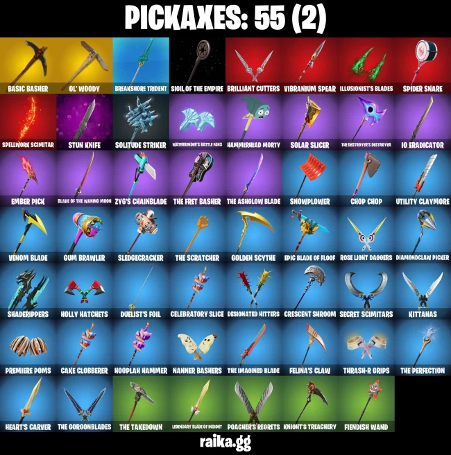 31 skins | Burning Ambition Valeria | Droopy | Fancy Peter Griffin | Sandstone Joey | Zeus | Poseidon | Polar Peely | A3249