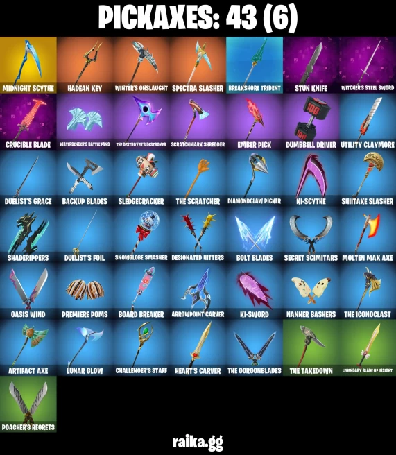 33 skins | Burning Ambition Valeria | Immortal Zeus | Immortal Form | Fancy Peter Griffin | Harbinger Armor Omegarok | A3253