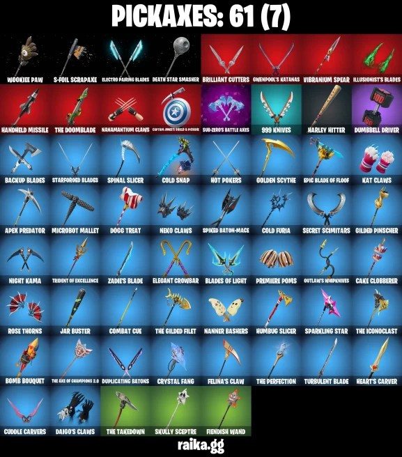 35 skins | Andromeda | Camo War Machine | Black Panther (Shuri) | Illusory Mysterio | Classic Peelverine | Black Queen | A3272