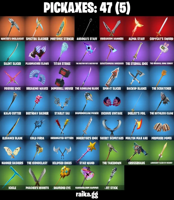 50 skins | Eren Jaeger | Peter Griffin | Collector Kado Thorne | Rococo Cloak-o | Magmatic Mizuki (Cover-up Off) | A3292