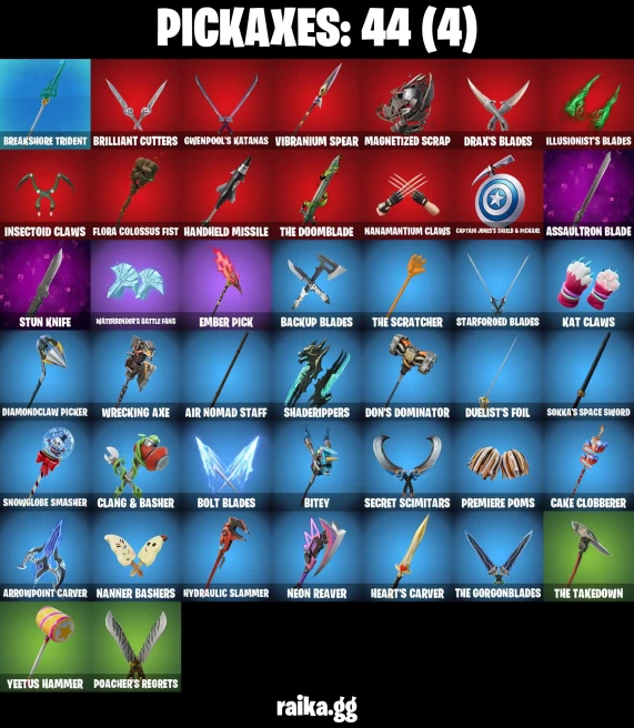 40 skins | Peter Griffin | Andromeda | Burning Ambition Valeria | Zeus | Poseidon | Pandora's Armor Doom | A3298