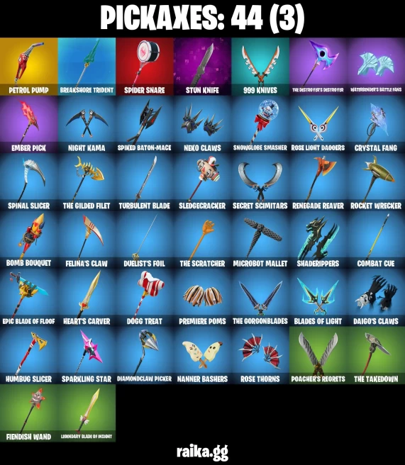 42 skins | Subzero Cryptic | Fancy Peter Griffin | Burning Ambition Valeria | Renzo the Destroyer | Poseidon | Old Snake | A3351
