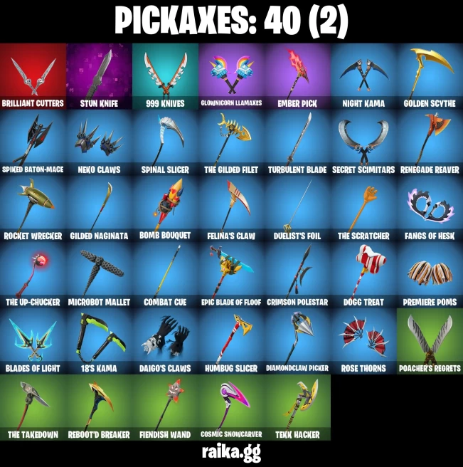 42 skins | Fancy Peter Griffin | Burning Ambition Valeria | Old Snake | Slayer Juice WRLD | LBC '93 Dogg | Santa Dogg | A3356