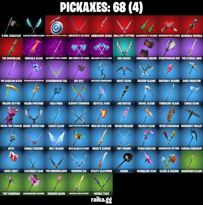 36 skins | The Ageless Champion | Ascension Nezumi | Apprentice Evie | Poe Dameron | Camo War Machine | A3366