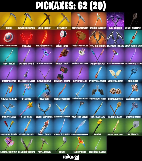 49 skins | Spider-Man (Miles Morales) | Spider-Man 2099 | Spider-Man Zero | Subzero Cryptic | Vivi Chroma | A3405
