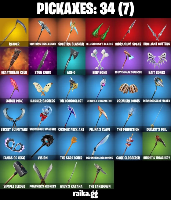 38 skins | John Wick | Subzero Cryptic | Harbinger Armor Omegarok | Knight's Helm | Fancy Peter Griffin | A3409