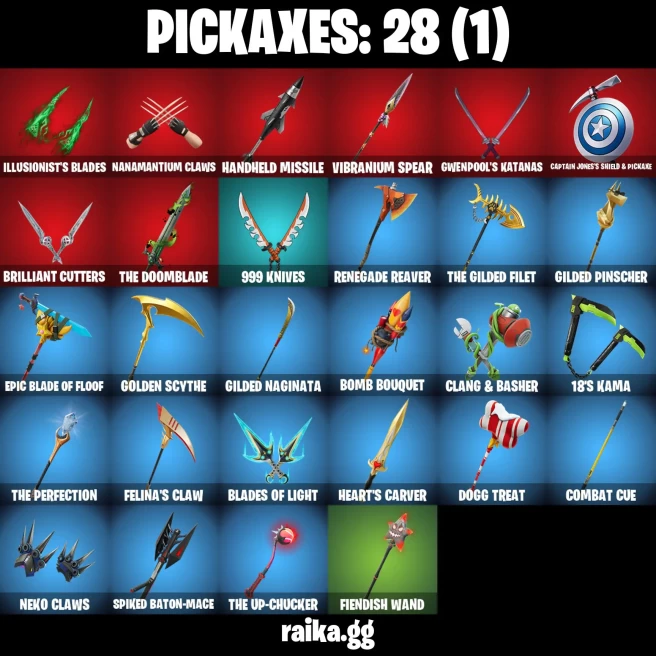 29 skins | Camo War Machine | Black Queen | Illusory Mysterio | Classic Peelverine | Captain Jones (Pen & Ink) | A3424