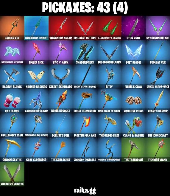 29 skins | Fancy Peter Griffin | Burning Ambition Valeria | Immortal Zeus | Immortal Form | Magmatic Poseidon | A3460