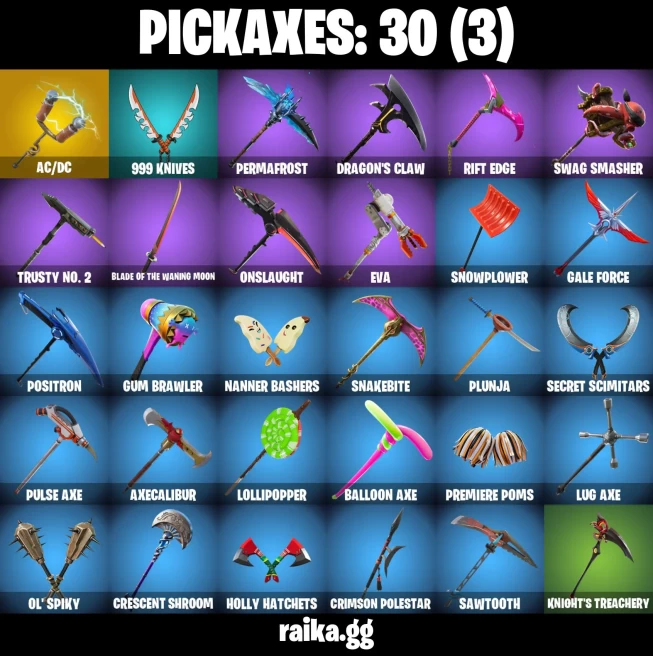 33 skins | Black Knight | Sparkle Specialist | The Reaper | Royale Knight | Blue Squire | Take The L | Floss | A3517