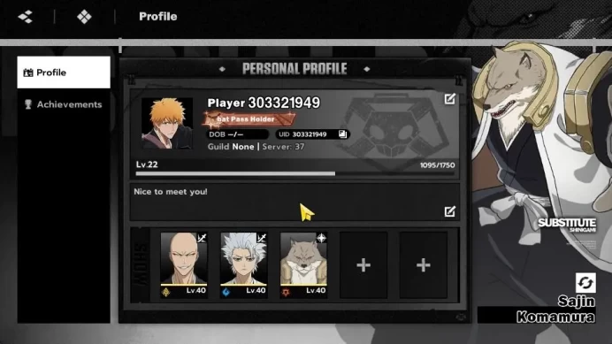 Nuverse SEA|Lv 22 3 SSR (Toshiro+Sign,Sajin,Ikkaku Madarame) +10 SR (Nemu,Ururu,Yachiru,Uryu,Etc)|Google|CheckSS|(BSR864)