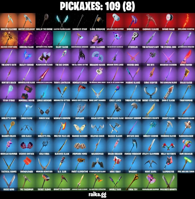 98 skins | Eren Jaeger | Mizuki | Spider-Man | off | Aurelian | Pastel Stryder | Sideways Warrior | The Ageless Champion | A3805