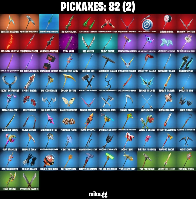 61 skins | Peter Griffin | Knight's Helm | Harbinger Armor Omegarok | Kado Thorne | Ahsoka Tano | Black Panther (Shuri) | A3812