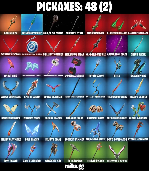 33 skins | Collector Kado Thorne | Immortal Form | Immortal Zeus | Magmatic Poseidon | Black Panther (Shuri) | A3833