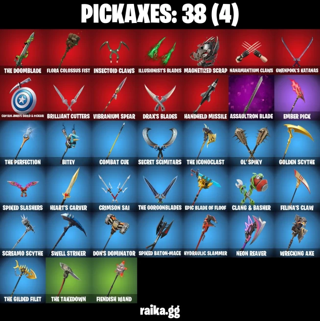 32 skins | Black Panther (Shuri) | Dark Gwenpool | Camo War Machine | Black Queen | Illusory Mysterio | A3842